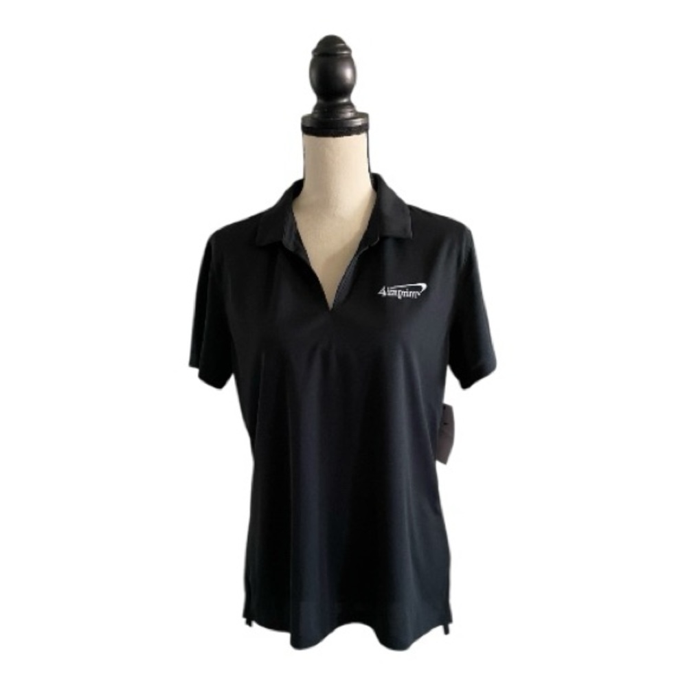 Nike Black Ladies Short sleeve Polo Shirt
Size L